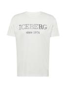 ICEBERG Bluser & t-shirts  mørkegrå / hvid