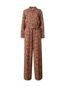 FRNCH PARIS Jumpsuit 'Coecilia'  karamel / mokka / aubergine