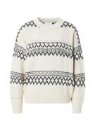 SISTERS POINT Pullover 'HESA'  lysebeige / sort