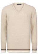 Felix Hardy Pullover  beige / brun / hvid