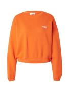 AMERICAN VINTAGE Sweatshirt 'IZUBIRD'  orange / hvid