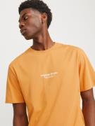 JACK & JONES Bluser & t-shirts 'JORVESTERBRO'  curry / hvid