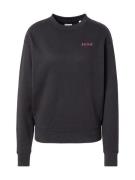 MUSTANG Sweatshirt 'ABERDEEN'  gammelrosa / sort