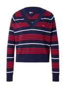 Tommy Jeans Pullover  navy / rød / hvid