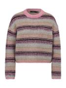 Vero Moda Petite Pullover 'VMROXY'  dueblå / grøn / lyserød / sort