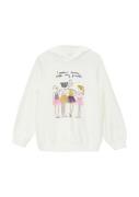 s.Oliver Sweatshirt  ecru / blandingsfarvet