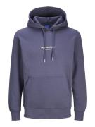 JACK & JONES Sweatshirt  blå / hvid