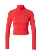 UNDER ARMOUR Funktionsbluse  knaldrød / sort