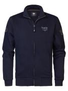 Petrol Industries Sweatjakke 'Steese'  navy / opal / brun