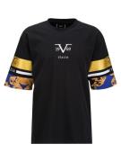 19V69 ITALIA Bluser & t-shirts 'TAMARO GOLDEN'  blå / guld / sort / hv...