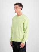 ALPHA INDUSTRIES Sweatshirt  lime / rød / hvid