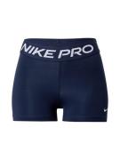 NIKE Sportsbukser 'Pro'  navy / hvid