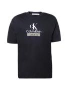 Calvin Klein Jeans Bluser & t-shirts  kit / sort / hvid