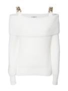 Influencer Pullover  guld / offwhite