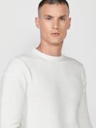 KOROSHI Pullover 'Punto'  hvid