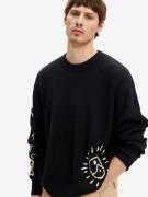 Desigual Sweatshirt  sort / hvid