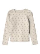 NAME IT Bluser & t-shirts 'NMFOLINNE'  beige-meleret / oliven / mørkeg...