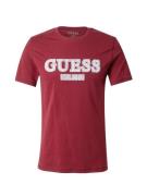 GUESS Bluser & t-shirts  vinrød / hvid