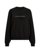 Calvin Klein Jeans Sweatshirt  sort / sølv