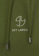 Key Largo Sweatshirt 'MEMBERSHIP'  grøn / hvid