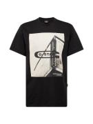 G-STAR Bluser & t-shirts  ecru / sort