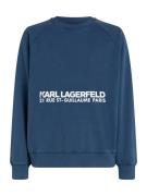 Karl Lagerfeld Sweatshirt  petroleum / hvid