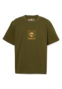 TIMBERLAND Bluser & t-shirts 'Stack Camo'  gul / oliven / hvid