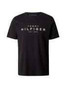 TOMMY HILFIGER Bluser & t-shirts  sort / hvid