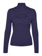 VERO MODA Pullover 'YASMIN'  violetblå