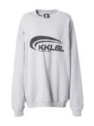 Karo Kauer Sweatshirt  grå-meleret / sort