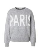 Key Largo Pullover 'FRANCE'  grå-meleret / offwhite