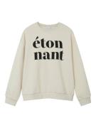 NAME IT Sweatshirt 'NKFORIANA'  beige / sort