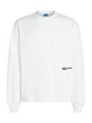 KARL LAGERFELD JEANS Sweatshirt  sort / hvid