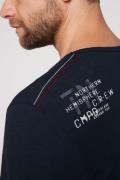 CAMP DAVID Bluser & t-shirts 'Heli Flight'  marin / mørkerød / hvid