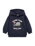 MANGO KIDS Sweatshirt 'TRIP'  navy / lysebrun / lysegrøn / offwhite