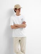 SELECTED HOMME Bluser & t-shirts 'SLHLoosealp'  sort / hvid