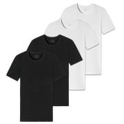 SCHIESSER Bluser & t-shirts  sort / hvid