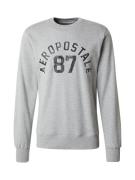 AÉROPOSTALE Sweatshirt '87'  mørkegrå / grå-meleret / hvid