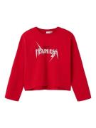 NAME IT Sweatshirt  pink / rød / sort / hvid