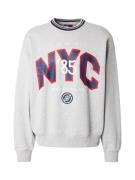 Tommy Jeans Sweatshirt 'GAME DAY NYC'  navy / grå-meleret / knaldrød /...