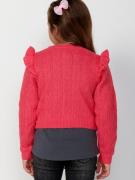 KOROSHI Cardigan  fuchsia