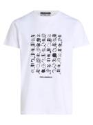 Karl Lagerfeld Shirts  sort / hvid