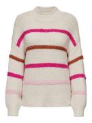 ONLY Pullover 'ONLMY'  elfenben / cognac / pink / rosé