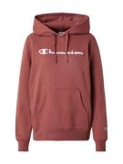 Champion Authentic Athletic Apparel Sweatshirt  choko / rød / hvid