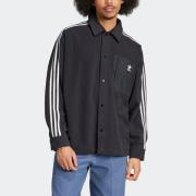 ADIDAS ORIGINALS Fleecejakke  sort / hvid