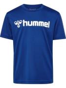 Hummel Funktionsskjorte  koboltblåt / hvid