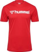 Hummel Funktionsskjorte  cranberry / hvid