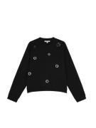 Scalpers Sweatshirt 'Eyelet'  sort