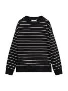 MANGO KIDS Sweatshirt  sort / hvid