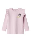 NAME IT Bluser & t-shirts 'NMFDESIRE MINNIE'  lysegul / lilla / sort /...